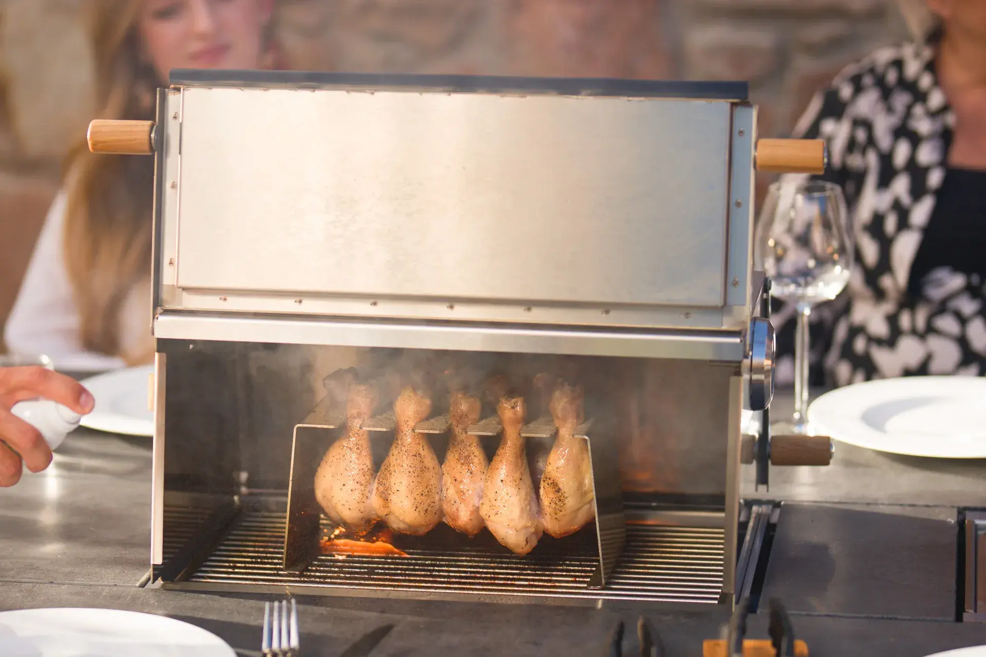 Pizzaofen Festavolo mit Hähnchen